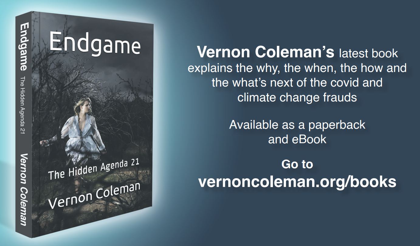 Advert for Vernon Coleman The Hidden Agenda 21